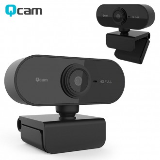 QCAM 화상용 웹 카메라 C200 블랙