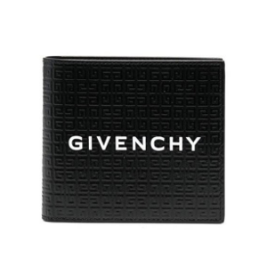 GIVENCHY 로고 엠보싱 반지갑 블랙